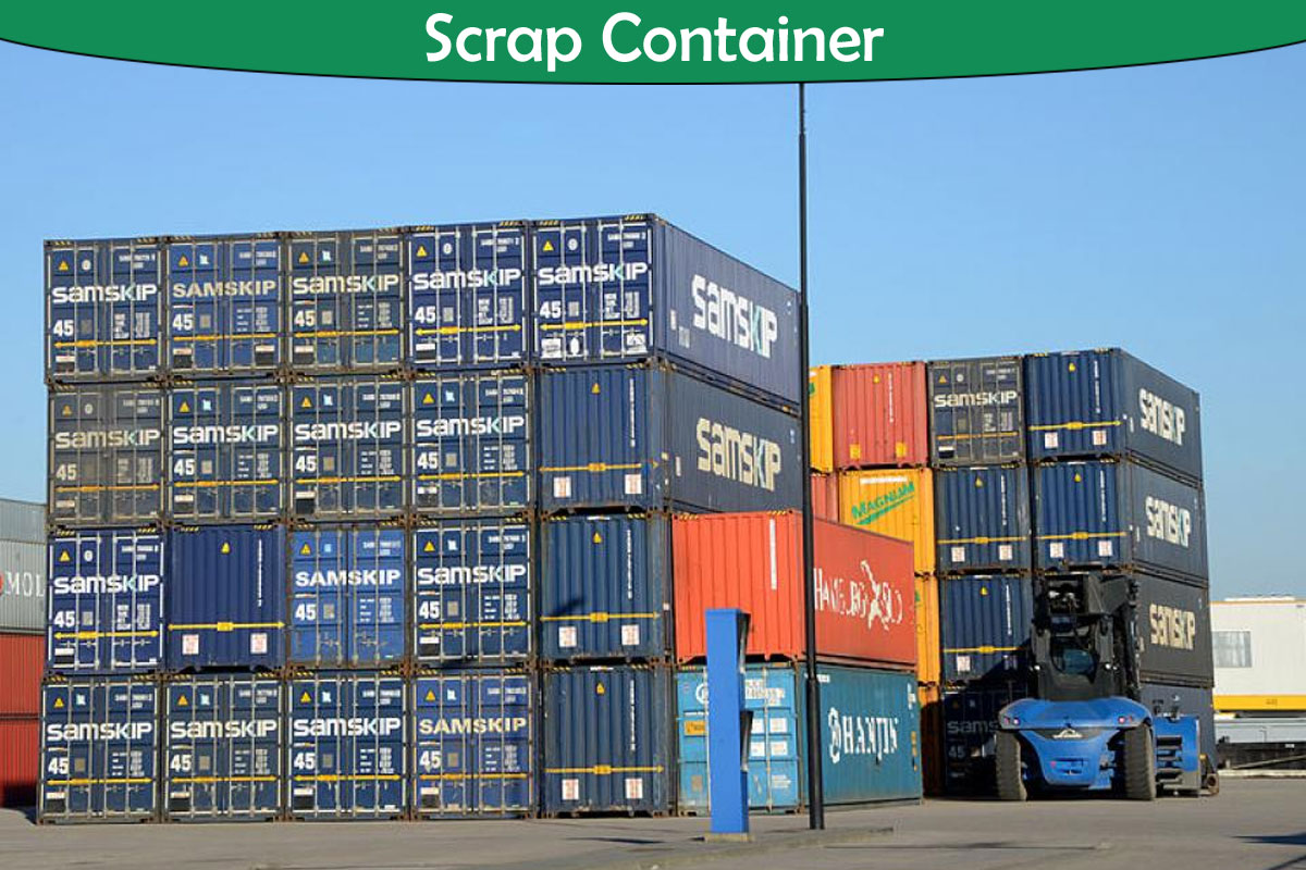 scrap container buyer in uae